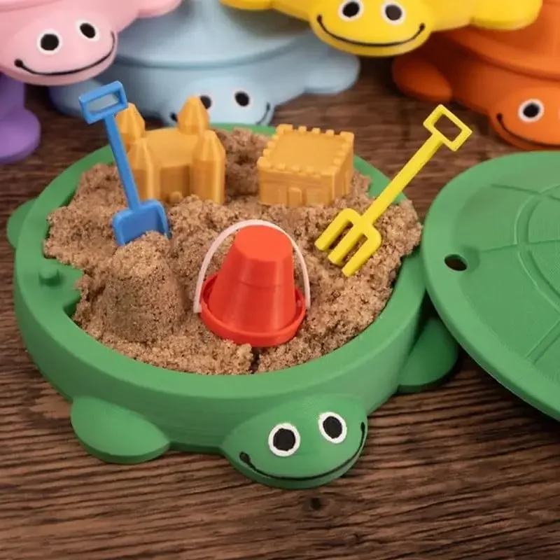Mini Turtle Sandbox Turtle Decorations, Lid Can Be Opened, Suitable For The Office, Suitable For Festival Halloween Christmas view 2