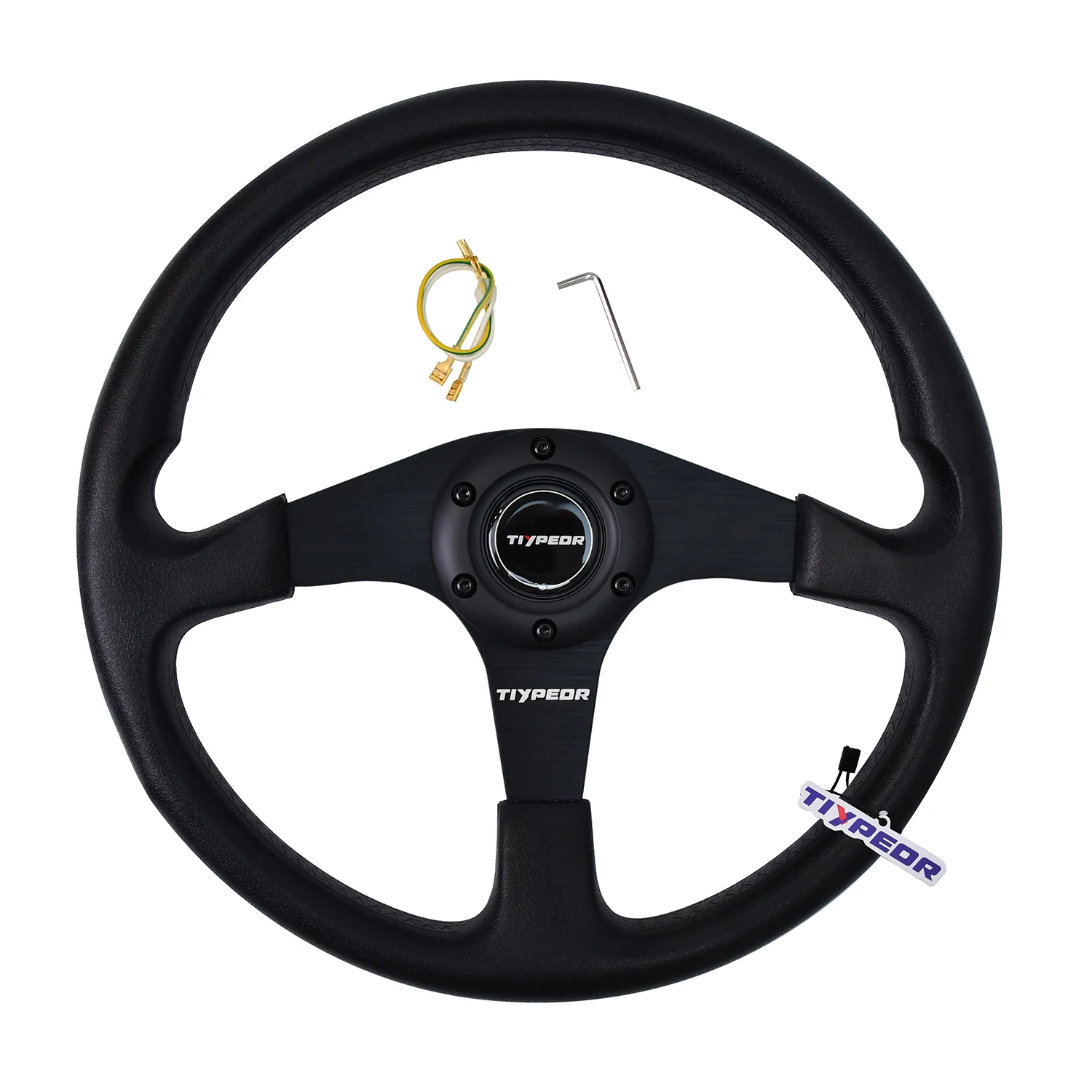 

Hot sell 14 inch/350mm PU steering wheel Wholesale Cheap SP wheels