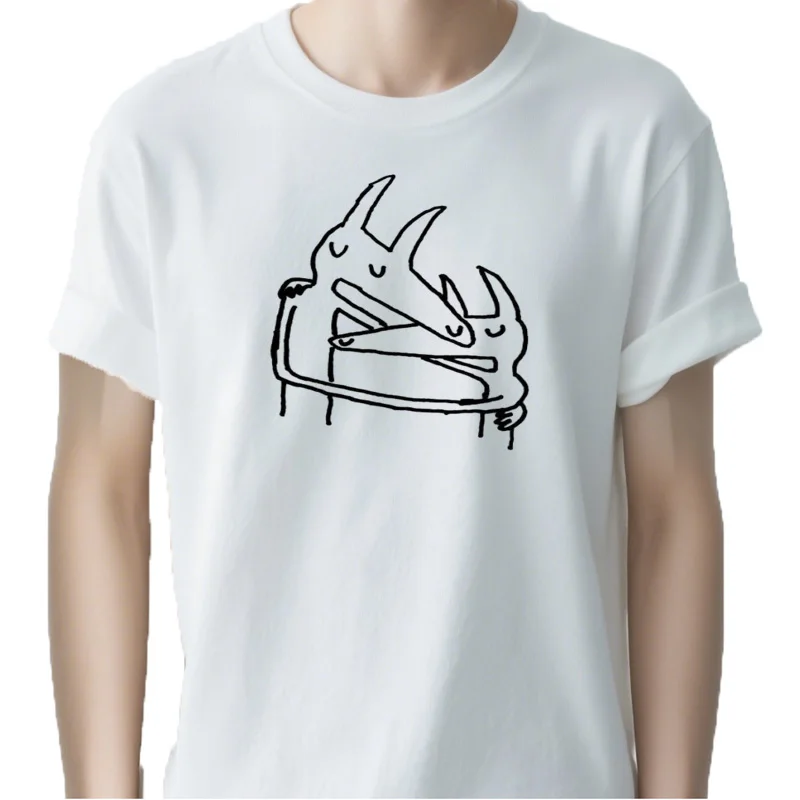 T-shirt classique unisexe Twin Nette, Économie noirs, Graphique Y2K, Vêtements pour hommes, T-shirt drôle, Tendance fantai
