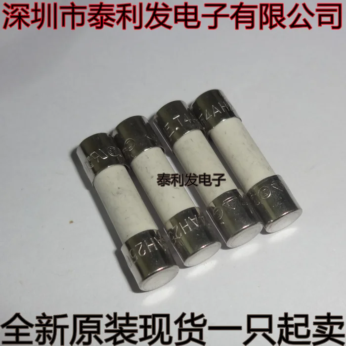 10PCS Imported Lite Ceramic Fuse Tube 0215004. MXP Slow 5x20 4A 250V T4AH250VP Brand New In Stock