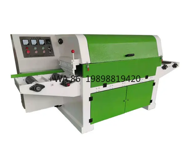 400mm Heavy Duty Industrial Woodworking Timber Wood Board Circular Cutting Multiblade Multiple Multi Blade Rip Saw Machine