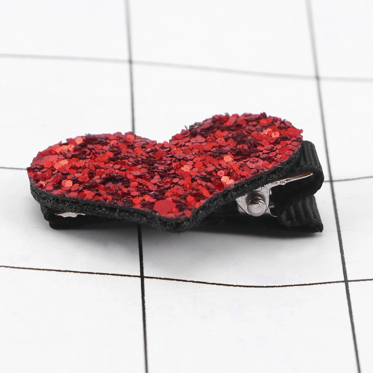 Grampos de jacaré de lantejoulas, grampos de cabelo femininos, grampos de cabelo em formato de coração, acessórios para festa de casamento, ferramentas de estilo de cabelo