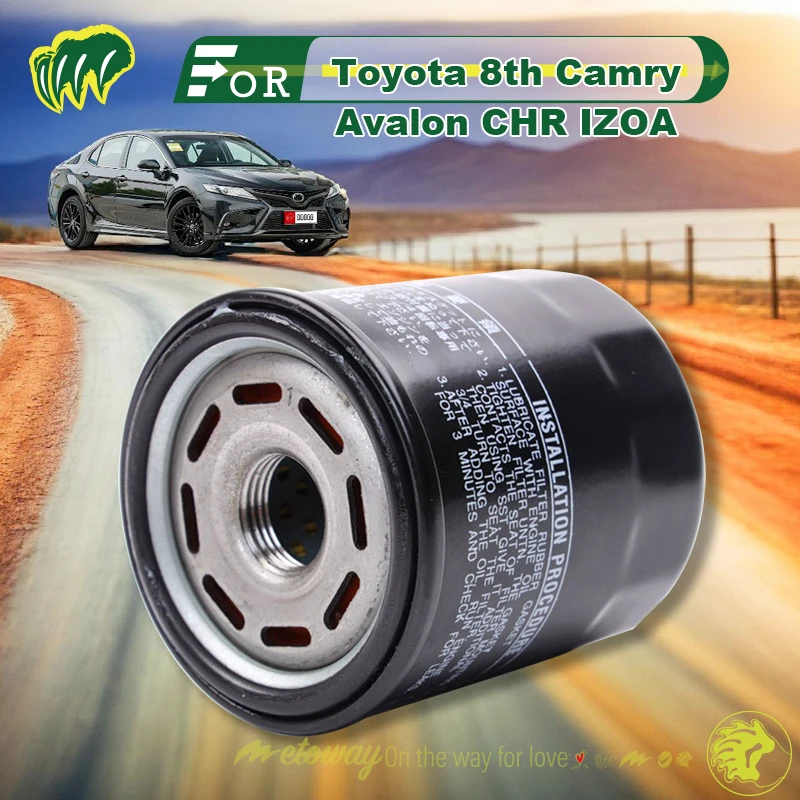 

For Toyota 8th Camry Avalon CHR IZOA Engine Oil Filter Replace Filter Engine Oil Filter Element Replace Accessory Filter Gird