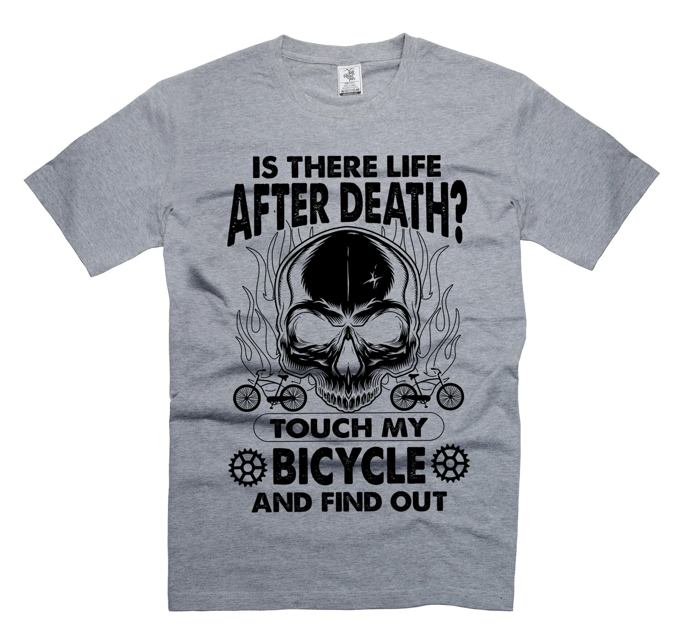 เสื้อยืดผู้ชายตลกสัมผัสจักรยานของฉันขี่จักรยานตลกนักขี่จักรยาน S จักรยานตลกสำหรับเขา