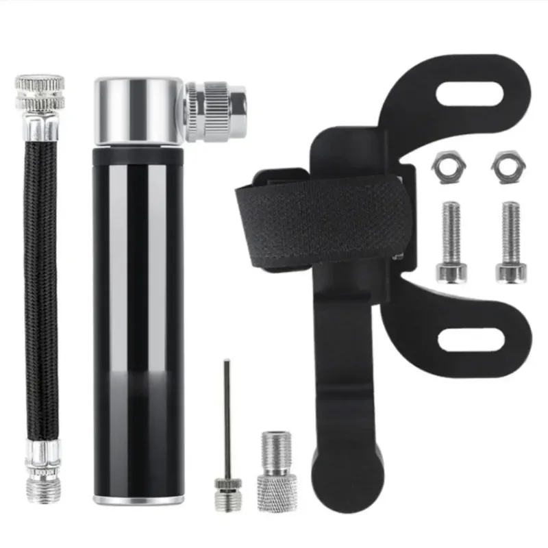 Portable Mini Bike Bicycle Pump Aluminum Alloy Cycling Hand Air Pump Ball Tire Inflator Schrader Presta Valve MTB Road Bike Pump