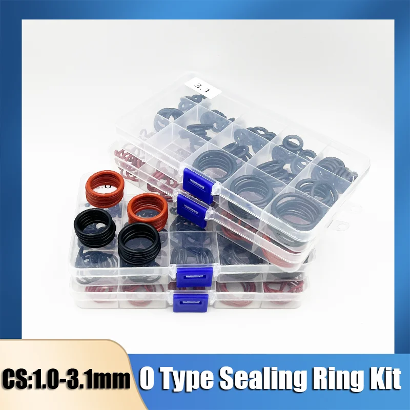 

Red Black Silicone o Ring Sealing Washer High Temperature Silicon VMQ Oring Gaskets NBR Rubber Silica gel o-ring