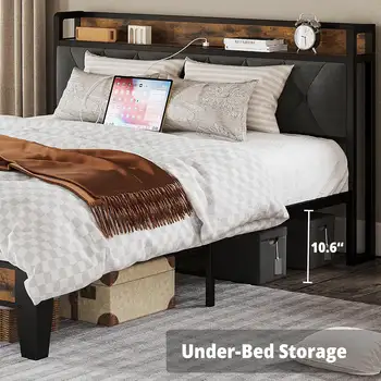 8 best sales Queensize-Bettgestelle mit Kopfteil - №2