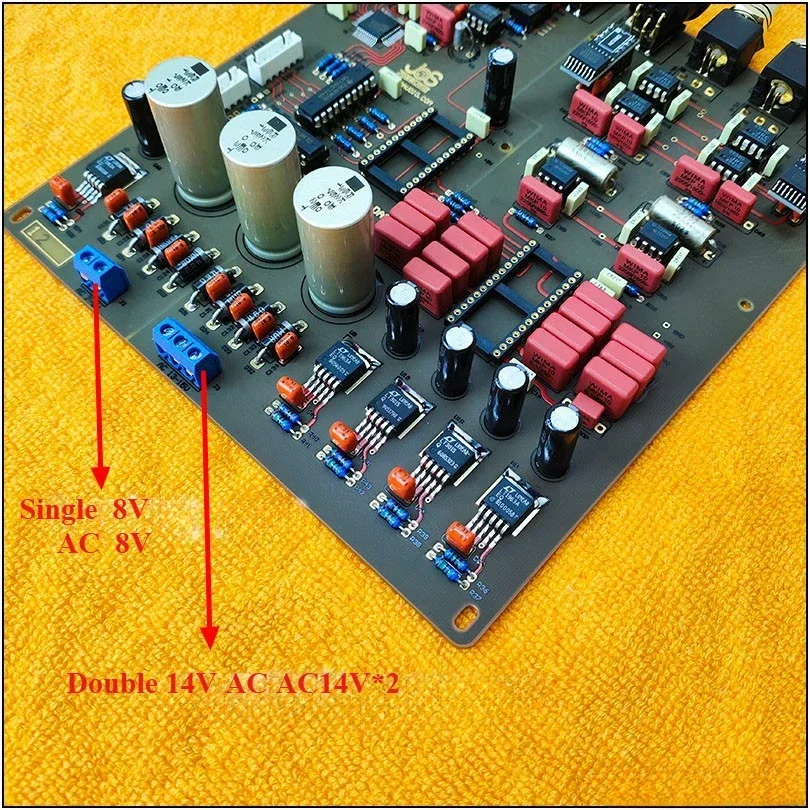 TDA1541 chip DAC audio decoding board PCB finished DIY 10th anniversary commemorative improved version - Image 4