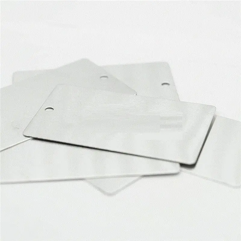 AA94-Metal Plant Label Tree Tags Garden Label Tag Outdoor Metal Label Stamping Blanks 50PCS