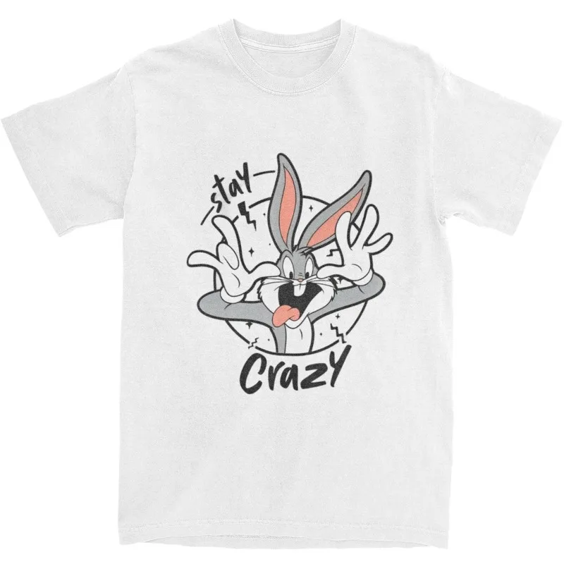 Rabbit Summer Street Sports T-Shirt Men Women Novelty T-Shirt Crew Neck Short Sleeve T-Shirt Party Clothing Boys and Girls