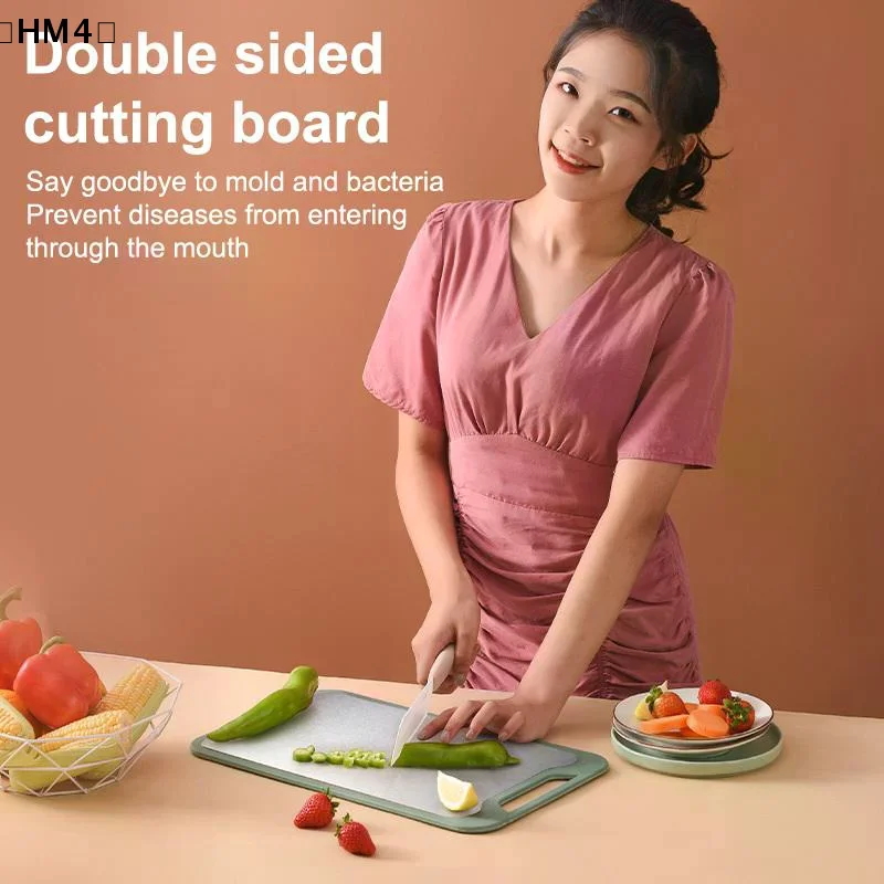 

Stainless Steel Plastic Double-sided Multifunctional Cutting Board Vegetables And Meat Chopping Cutting Board Two Sides