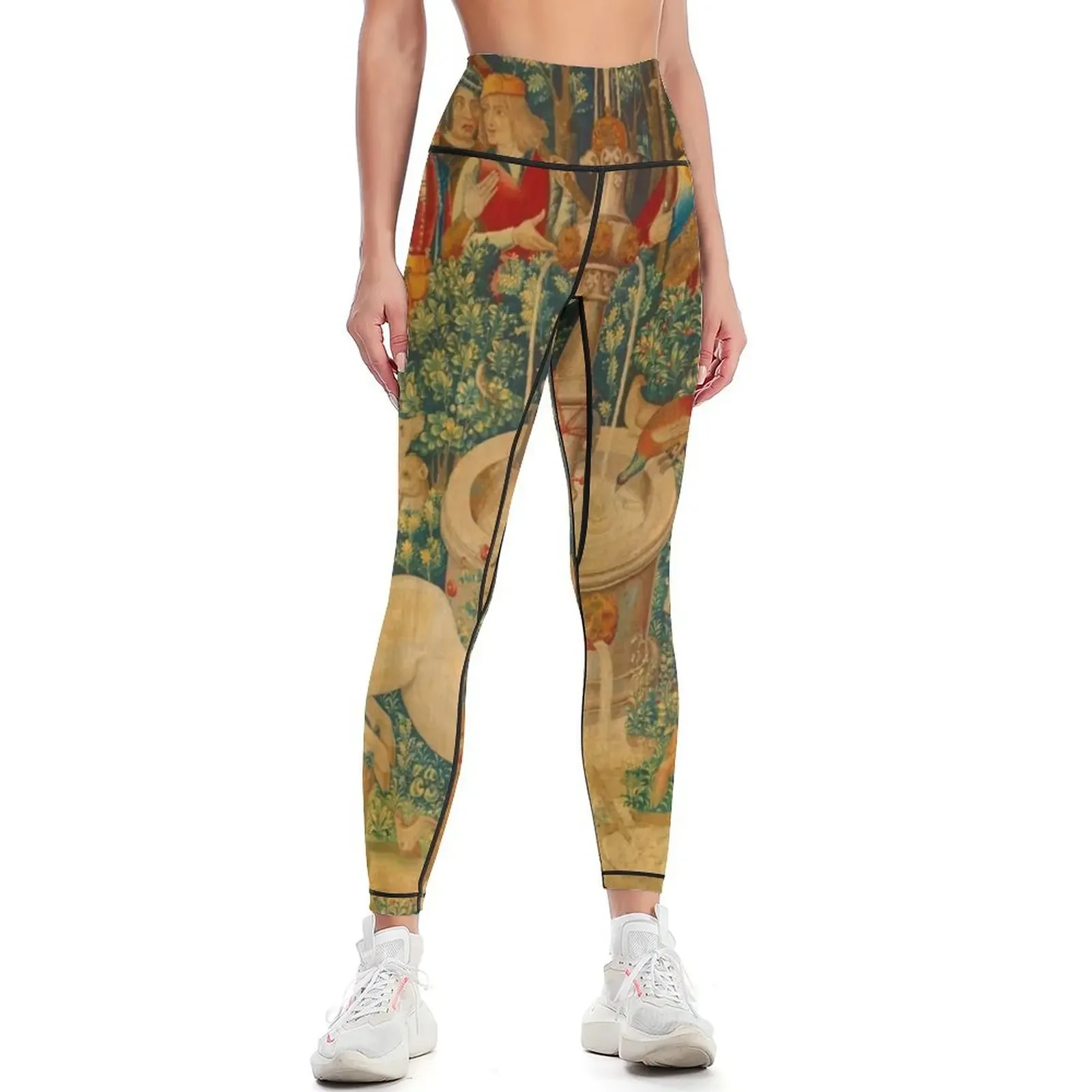 

The hunt of the unicorn Leggings Women sportwear exercise clothing for sports woman gym Sports female Womens Leggings