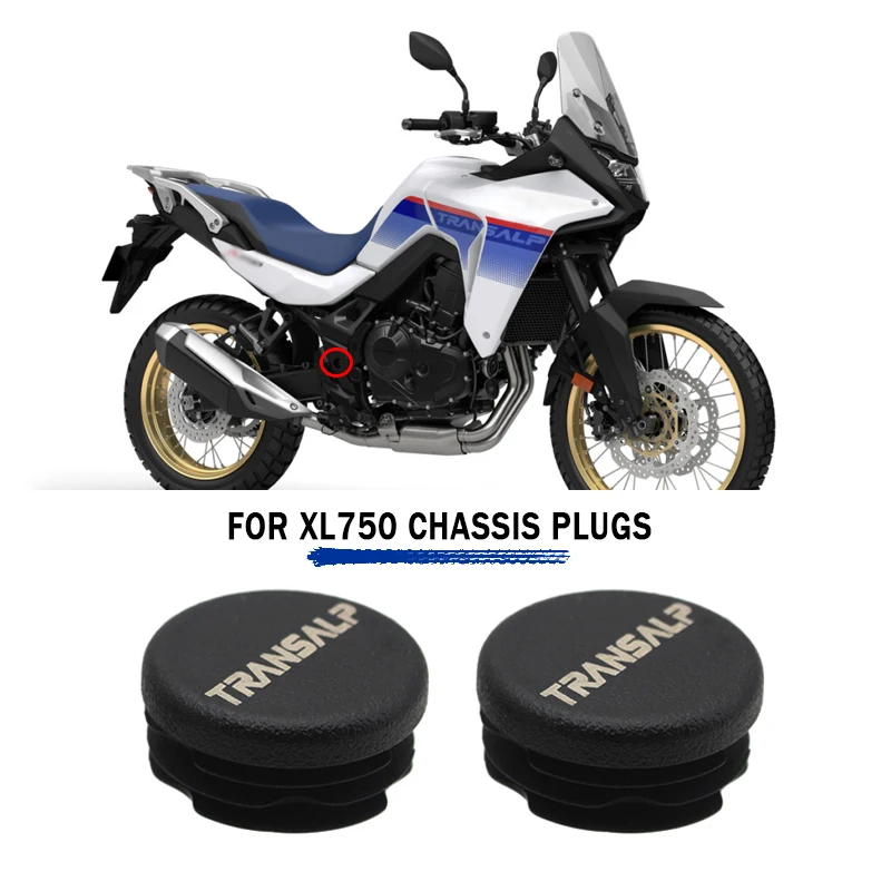 

2PCS Chassis Plugs XL750 Motorcycle Frame Hole Cover Caps Plug Frame Cap For Honda Transalp750 Transalp XL 750 2023-