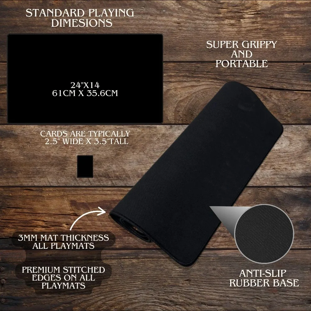 Counter Spell MTG Playmat Funny Wizard TCG Playmate Meme Mousepad & Deskmat With Zones alfombrillas para escritorio
