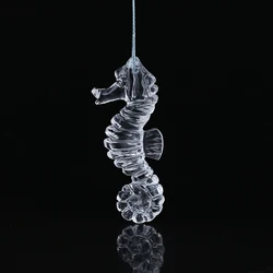 White Quartz Sea Horse Beads for Jewelry Making, Hippocampus Pendant Bead, Fashion Jewelry Necklace Accessories 45x17x7mm,6.2g