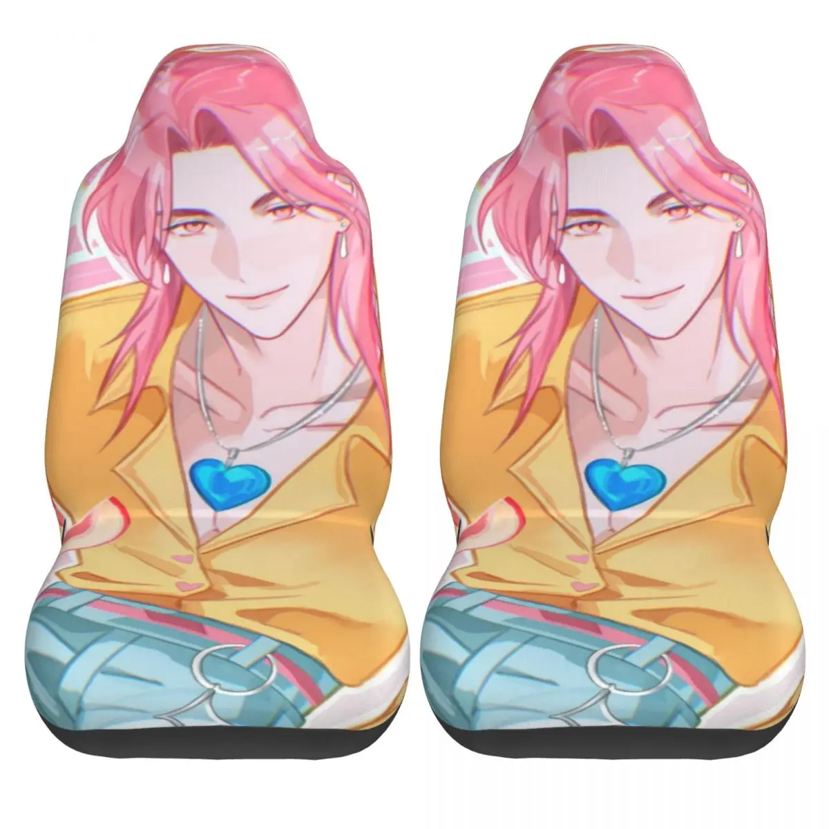 الرومانسية ساجا بنين غطاء مقعد السيارة العالمي على الطرق الوعرة AUTOYOUTH KPop شيطان الصيادين مقعد السيارة حامي البوليستر الصيد