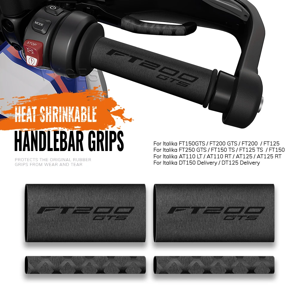 Heat Shrinkable Handlebar Grips For Italika FT150GTS TS FT200 GTS FT250 GTS DT150 Delivery Clutch Brake Lever Cover Grip Glove