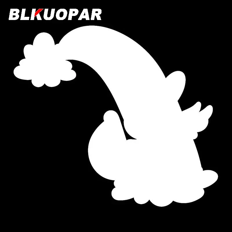 BLKUOPAR for Celebration Cartoon Welcoming Easter Day Car Stickers Sunscreen Waterproof Decals Creative Refrigerator Car Styling
