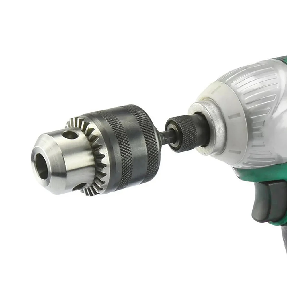 1.5-13mm Drill Chuck 3-Jaw Key Chuck With For SDS-Plus Round Shank 1/2inch-20UNF Drill Chuck Thread Quick Change Adapter
