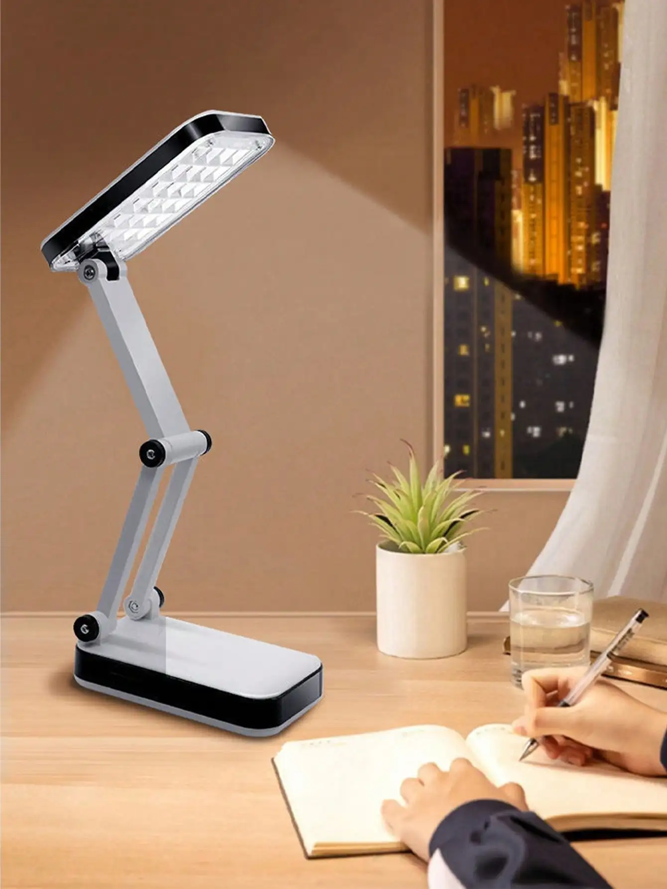 LED Foldable Desk Lamp: Lightweight Portable, Soft Eye-Friendly, Indoor/Outdoor Emergency Light