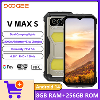 DOOGEE V MAX S 5G Rugged Smartphone Dimensity 7050 5G 8GB RAM+256GB ROM 108MP 6.58\
