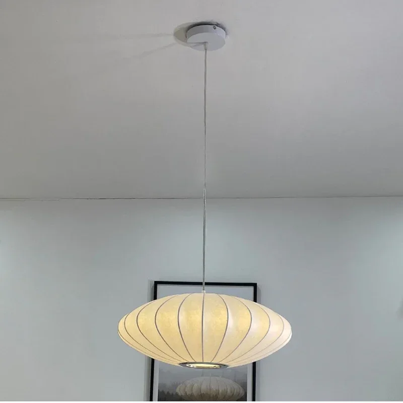 Denmark Designer Silk Pendant Lamp Living Room Hotel Hall Restaurant Hanglamp Home Decoration LED Lighting Factory Direct Sales