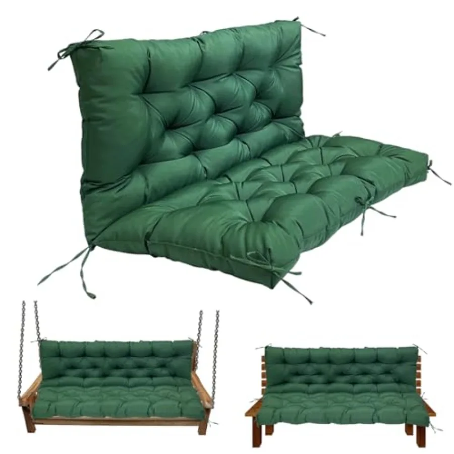 

Сменные подушки для уличных качелей: водонепроницаемая подушка для 2-3-местной скамейки с завязками - подушка для качелей толщиной 4 дюйма для садовой мебели