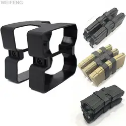 Tactical Dual Rifle Magazine Parallel Link for M4 A1 Rifle Mag Coupler Clip Airsoft Magazine Connector Clamp Hunting Accessories