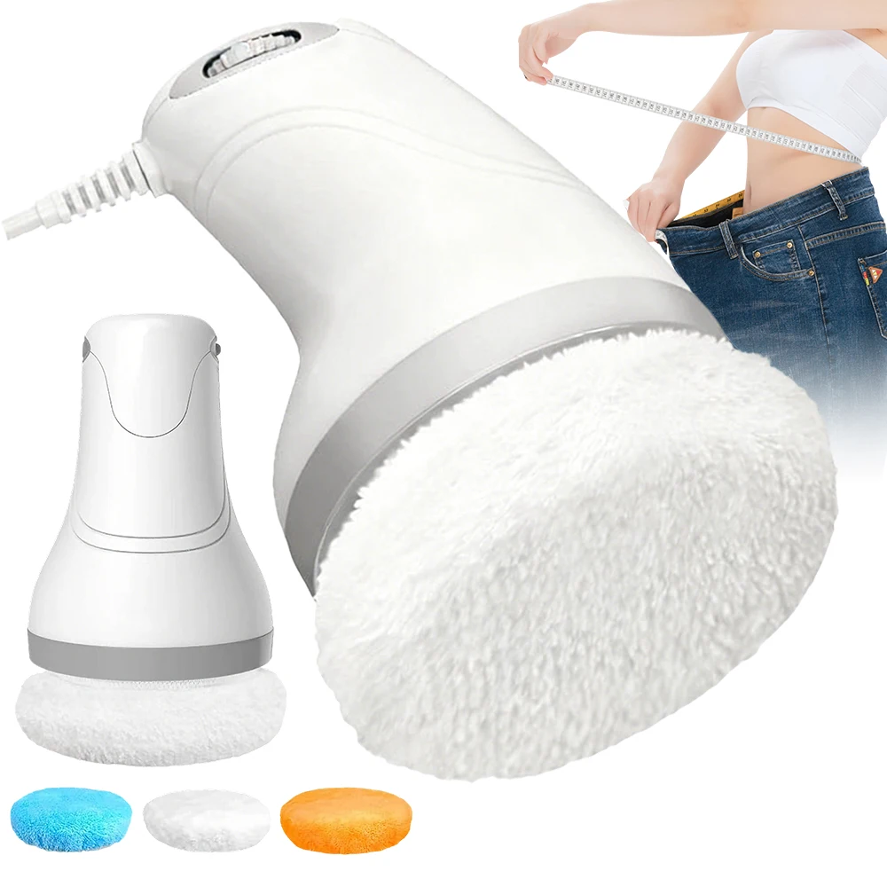 Machine de massage pour le remodelage corporel avec 3 housses en tissu, poignée ergonomique, design compact, masseur corporel complet filaire 28W pour le dos, l'abdomen, les hanches, les jambes et les bras – Parfait pour la salle de sport à domicile