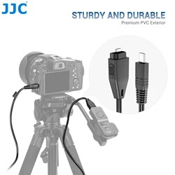 JJC Connecting Cable Compatible with Sony RM-VPR1 Remote Control Sony VCT-VPR1/ VCT-VPR10/ VCT-VPR100 Remote Control Tripod