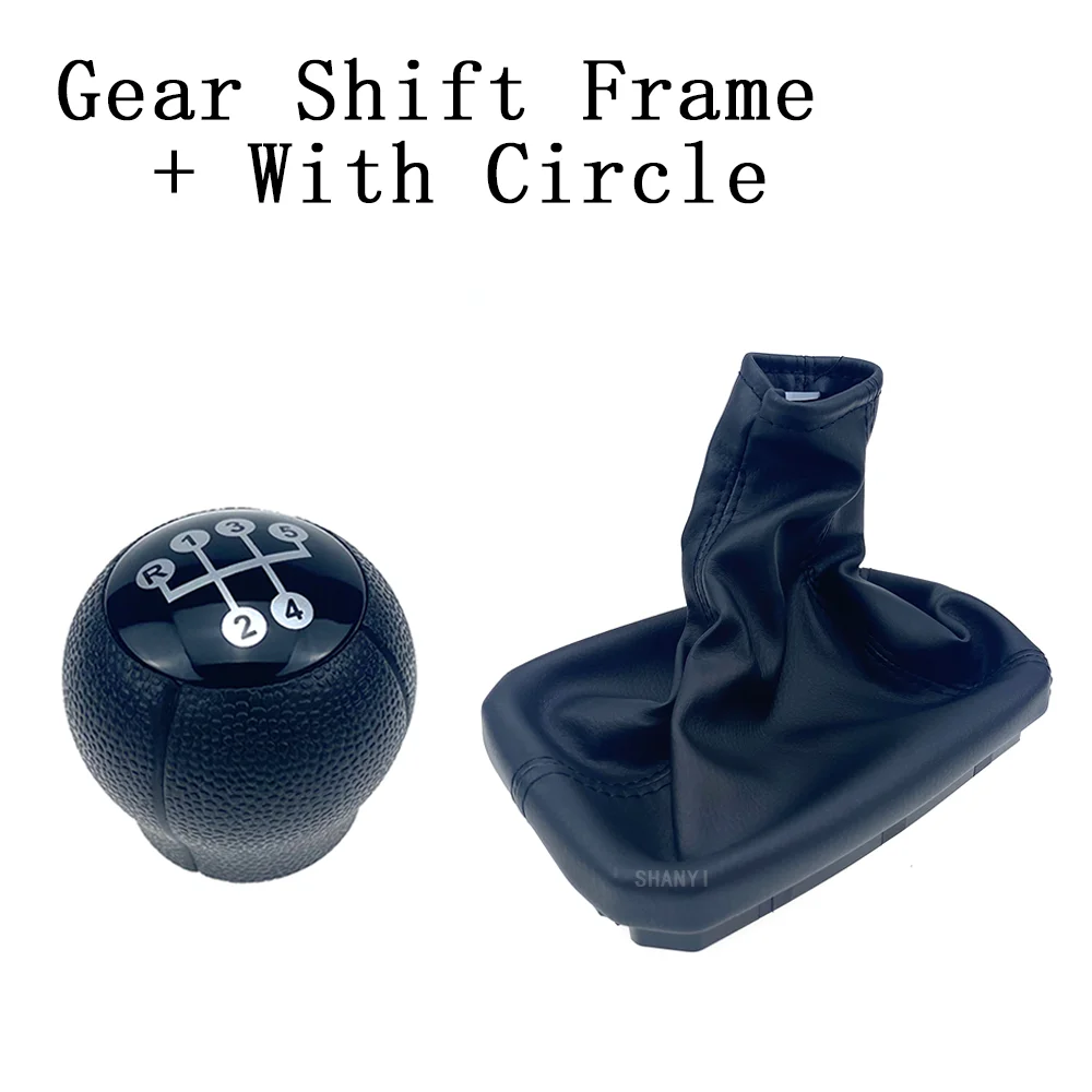 

for Opel CORSA C 01-06 TIGRA B 04-12 COMBO C 01-11 Shift Knob Leather 5 Speed Manual Gear Gaiter Boot Cover Handbrake Case