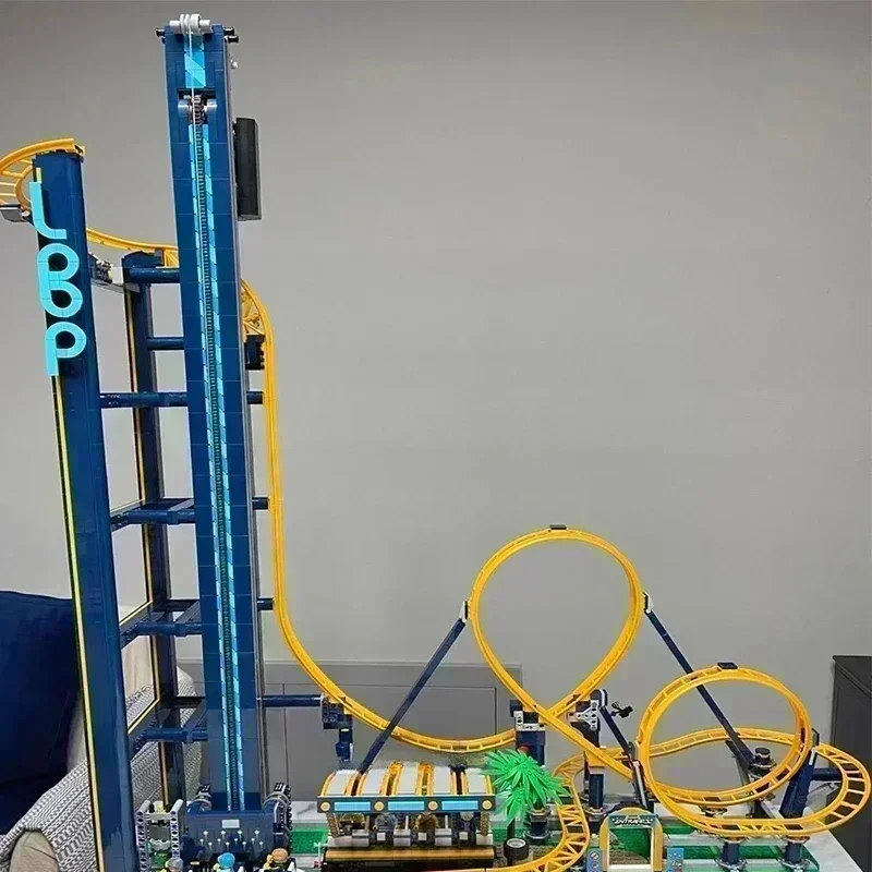 3756pcs Loop Coaster Amusement Park Model Compatible 10303 Building Block City Bricks Kits Toys for Kid Christmas Gift