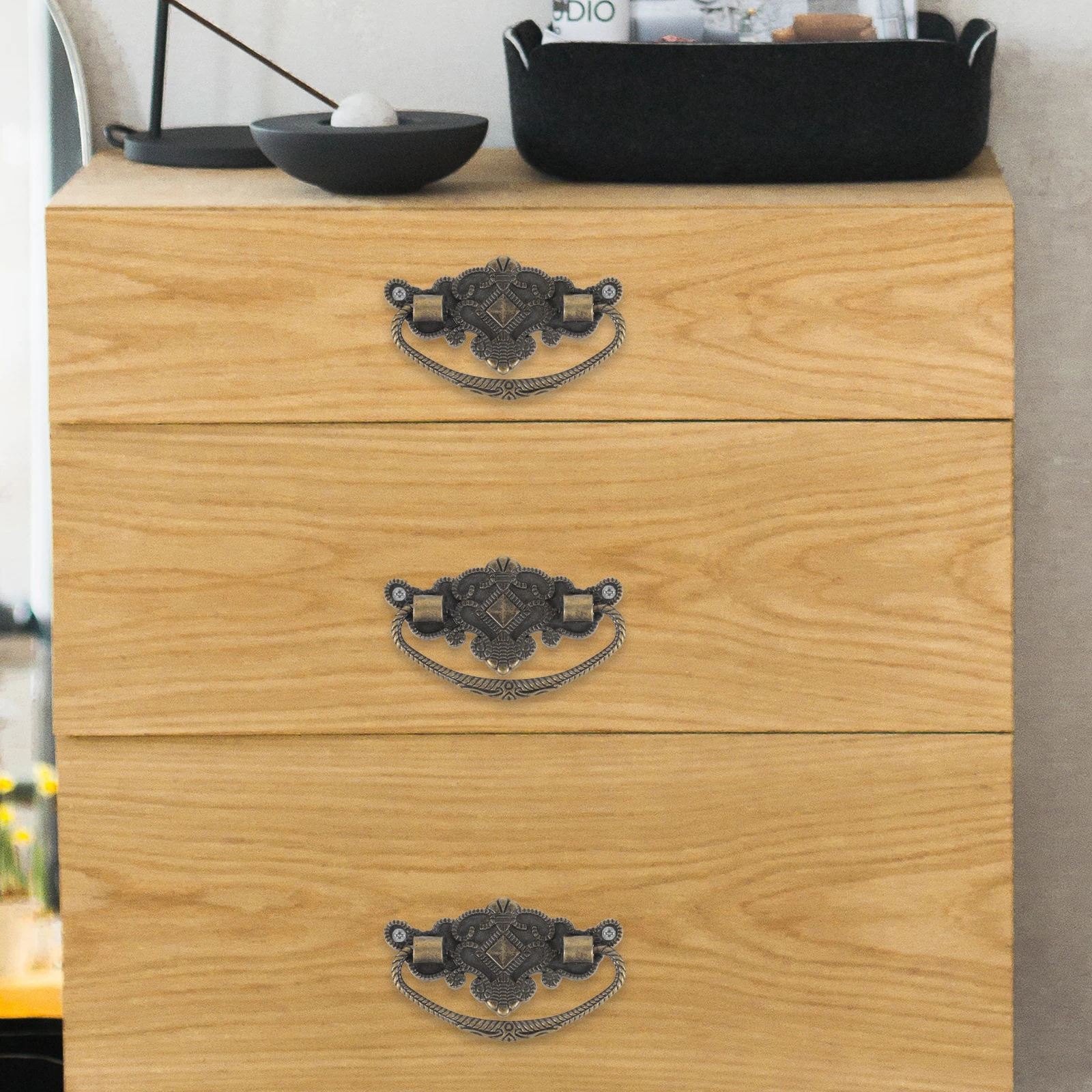 

10Pcs Vintage Drawer Handles Dresser Pulls for Cabinet Drawers Furniture Door Pulls Replacement Hardware