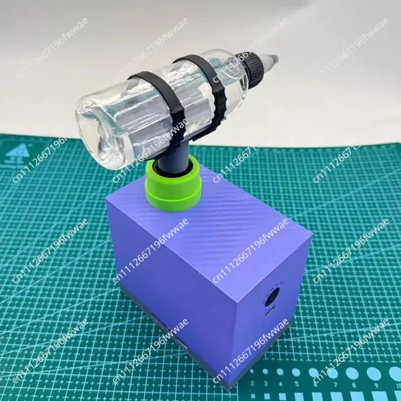 Automatic mixer with paint bottle (19-42mm) with fixtures - Mini desktop electric paint vibration plate