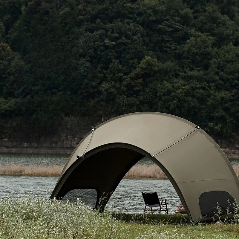 Portable Tents Large Scale Spherical Aluminum Alloy Frame Tents Windproof Shading Waterproof Shelters Camping Accessories