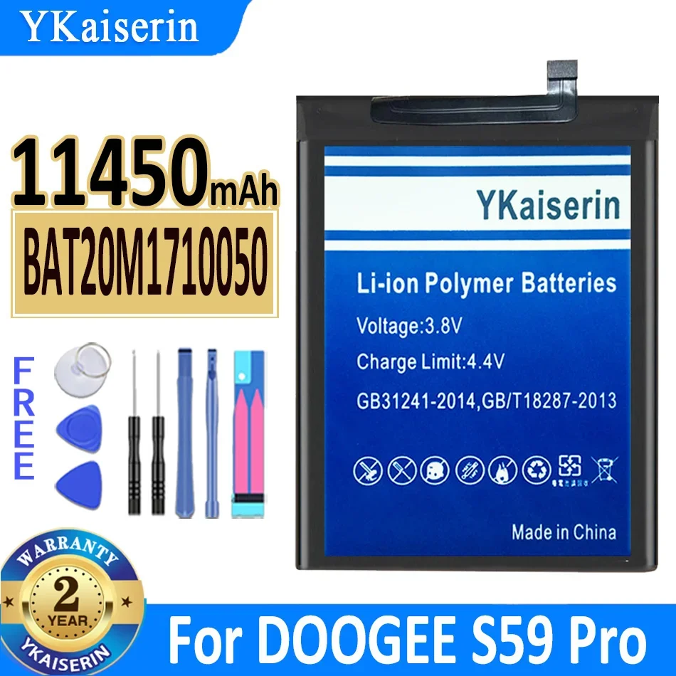 YKaiserin Battery For Doogee S58 S59 S68 S86 S88 S95 S96 Pro  S68Pro S86Pro S88Pro S95Pro S96Pro