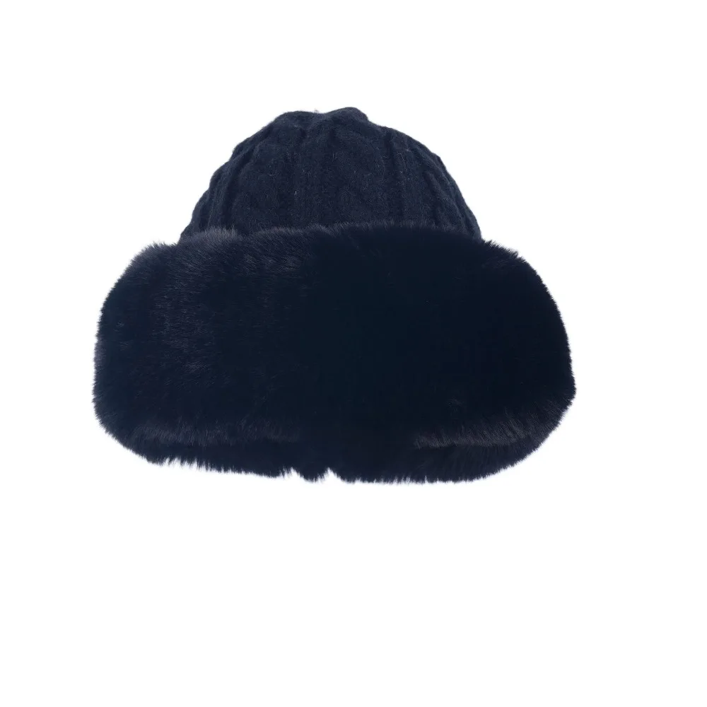 

Retro Korean Style Faux Fur Bucket Hat Keep Warm Thicken Plush Fisherman Hat Solid Color Twists Winter Women Hat Snowy Day