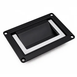 Handle Industrial Rectangle Shaped Metal Zinc Alloy Embedded Folding Handle Tool Box Chest Pull Handle 130*91mm