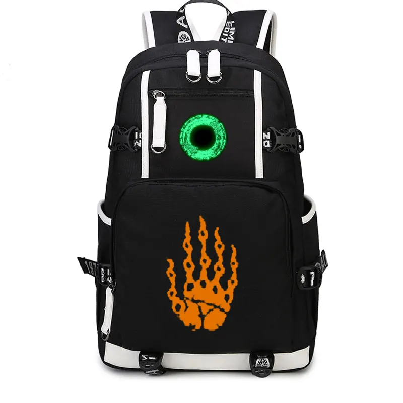 Imagem -05 - Mochila Oxford Noctilucent Mochila Estudantil Bolsas de Viagem Usb Game The Legend Tears of The Kingdom Link Cosplay Novo