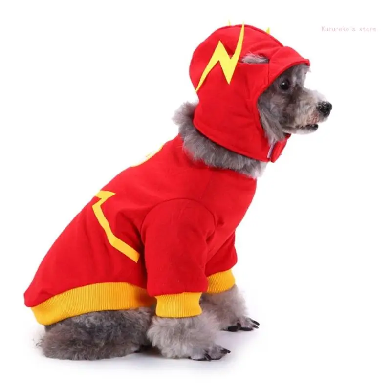 Cats Dog Christmas Santa Cosplay Animal Costume Outfit Soft Comfortable Costume Accessories Dress Photo Props