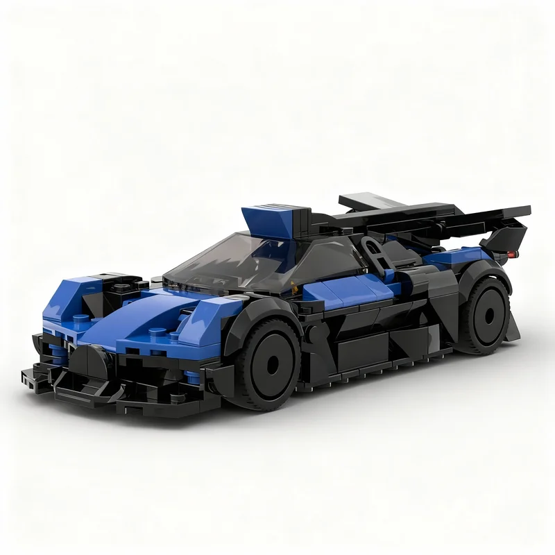 321PCS MOC City Champions Super Car Hyper Bolide Model Technology DIY Creative Assembly Brick Display Birthday Gift Collectible
