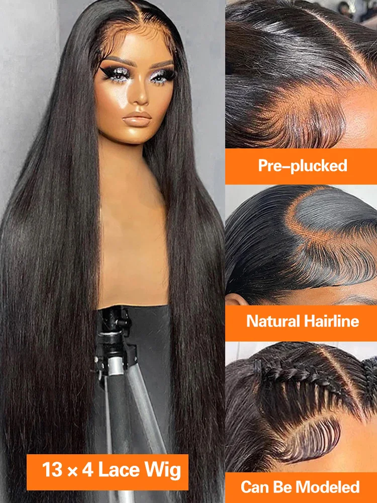 Straight Lace Front Wigs Human Hair 13X4 Lace Front Wig Human Hair Brazilian Wigs 100 % Human Hair Hd Lace Front Wig Human Hair