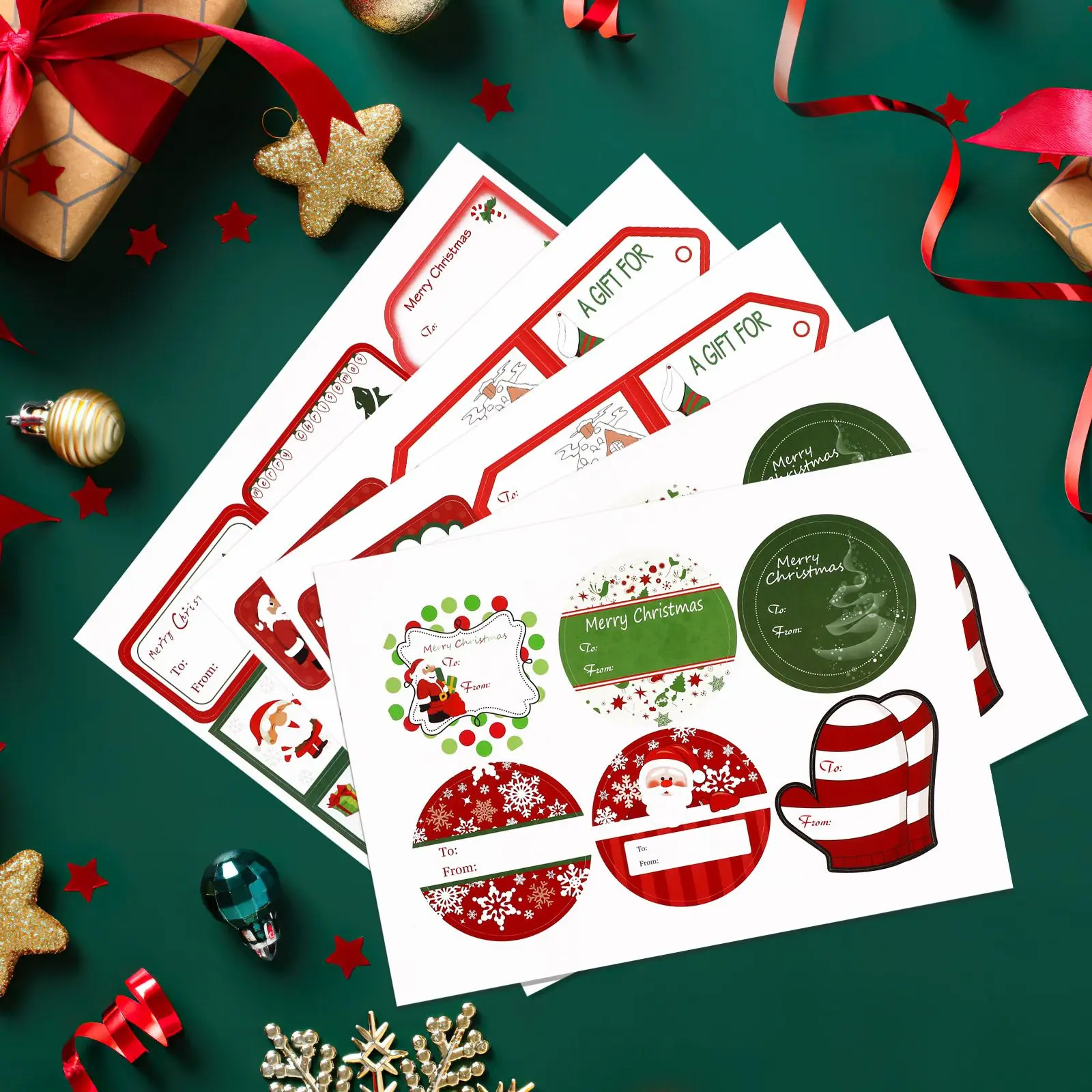 Наклейки-бирки со снеговиком Праздничная этикетка на бирках Подарочные этикетки Сумка Открытые рождественские украшения