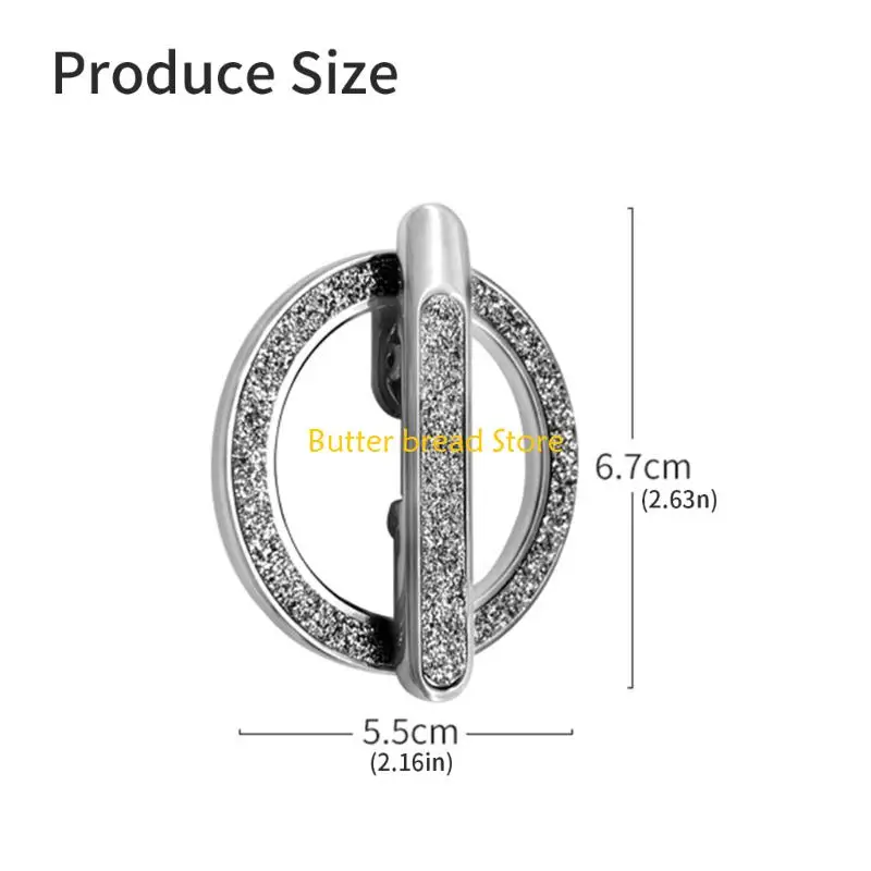 W89C Universal Phone Rack مع تصميم بروش متلألئ 360 درجة قابل للتعديل للهاتف