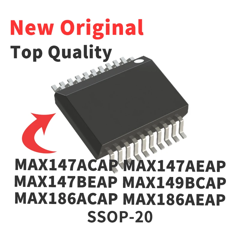 1 PCS MAX147ACAP MAX147AEAP MAX147BEAP MAX149BCAP MAX186ACAP MAX186AEAP MAX186BEAP MAX186CEAP SSOP-20 New Original Chip IC