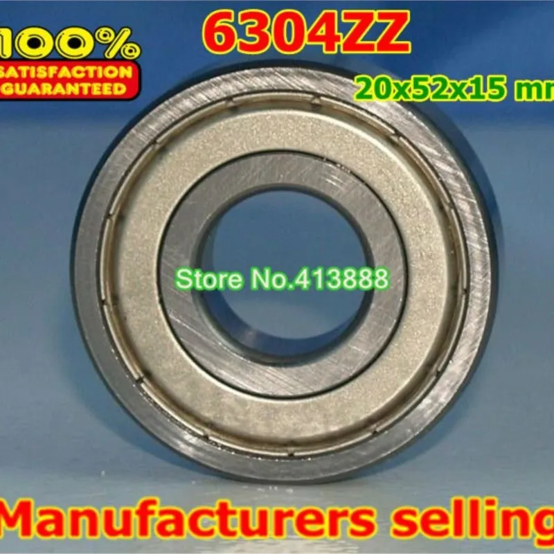 

NBZH bearing(1pcs) Deep Groove Radial Ball Bearings 6304ZZ 6304-2RS 20*52*15 Mm