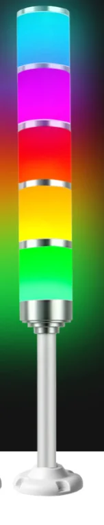 Industriële Multilayers Stapellicht Anti-Corrosie Aluminium Signaal Alarm Waarschuwingslampje 24V Veiligheid Indicator Lamp voor CNC Machines - afbeelding 1