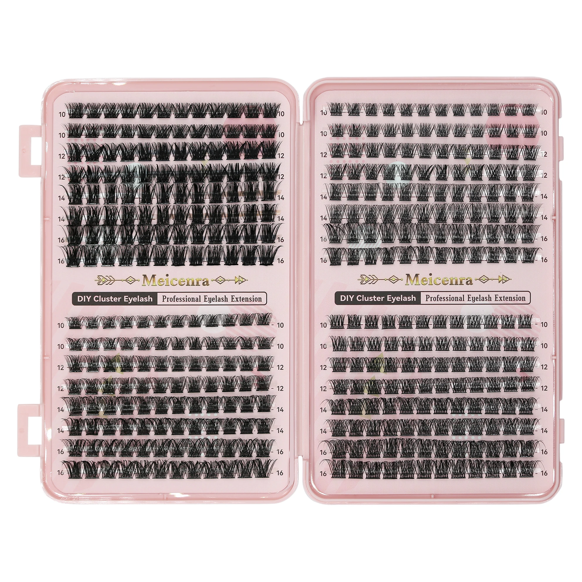 Extension de cils en grappe, faux cils individuels amovibles, Extensions de cils pour le maquillage du Volume