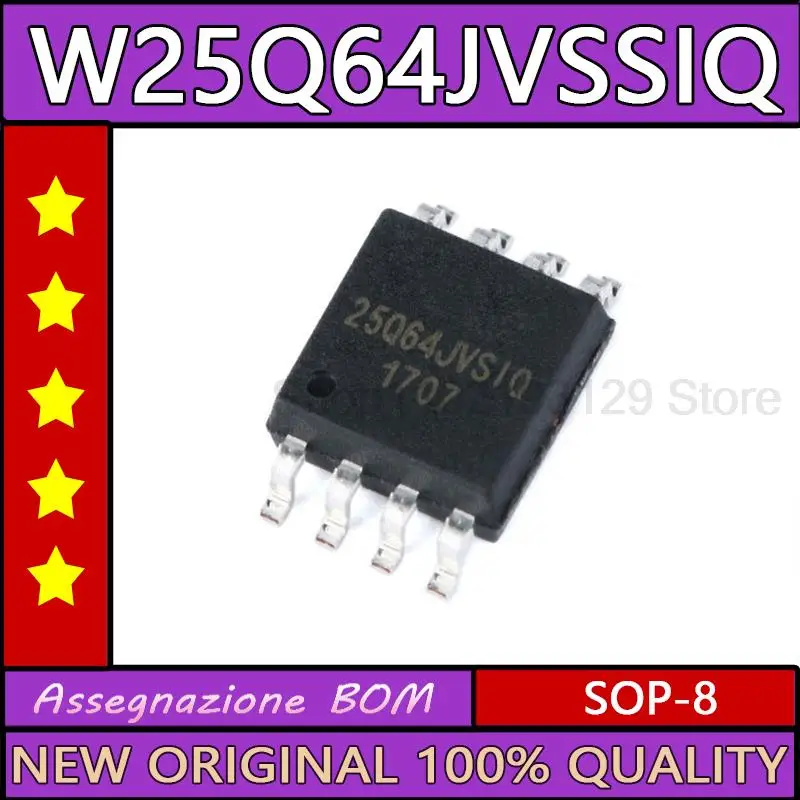 10PCS 25Q64JVSIQ W25Q64JVSIQ 25Q64JVSSIQ W25Q64JVSSIQ sop-8 New original ic chip