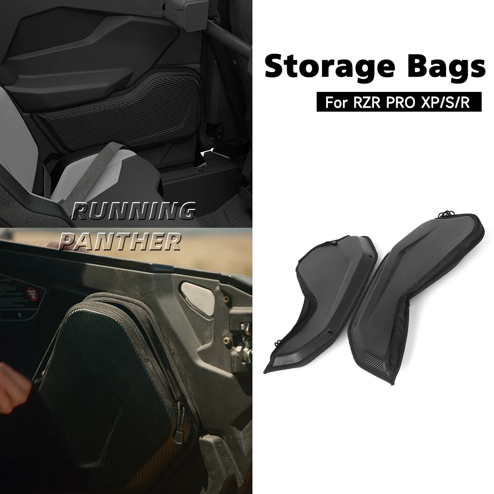

Motorcycle Front Door Storage Bags Tool Bag Accessories For Polaris RZR XP 4 Pro S PRO R 4 2025 New